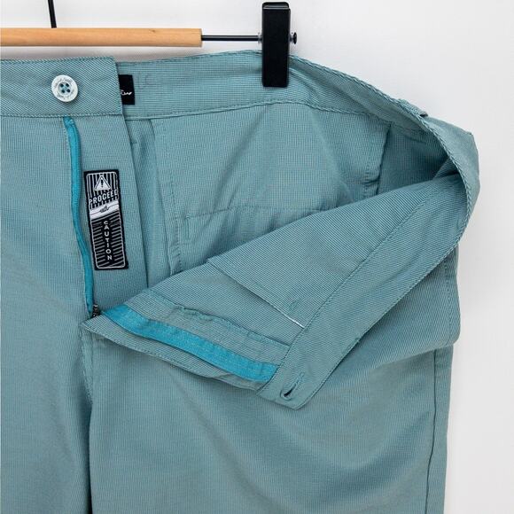 TravisMathew Golf Shorts Men’s 38 Blue-Green Stretch Moisture-Wicking Summer - Picture 5 of 12